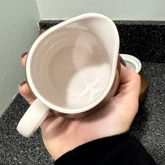 Vintage Mikasa Cera-Stone Japan Sugar and Creamer Set - Picture 6 of 8